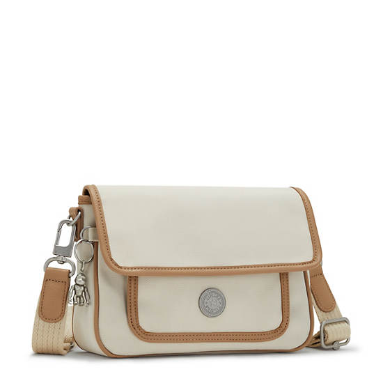 Kipling Inaki Crossbody Bag Handbag Straw Tan Block | AU 1276CT